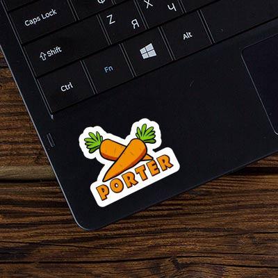 Carrot Sticker Porter Laptop Image