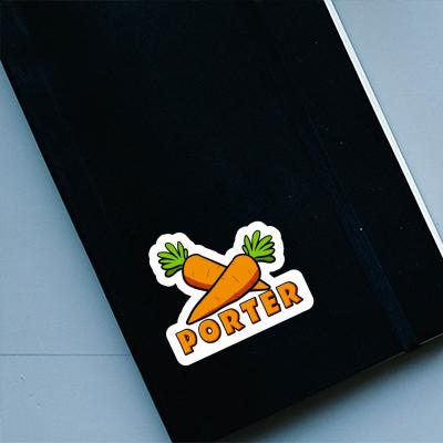 Carrot Sticker Porter Notebook Image