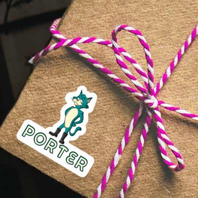 Porter Sticker Katze Image