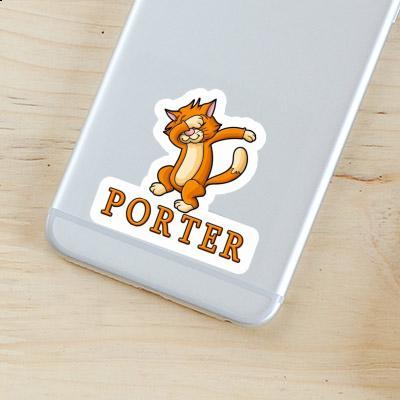 Katze Sticker Porter Gift package Image