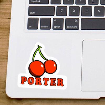 Sticker Porter Cherry Laptop Image