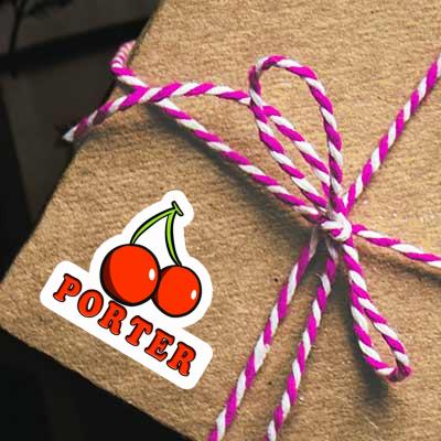 Sticker Porter Cherry Laptop Image