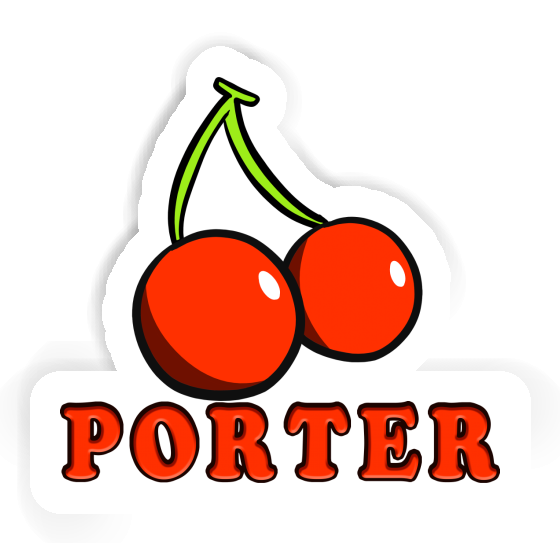 Sticker Porter Cherry Notebook Image