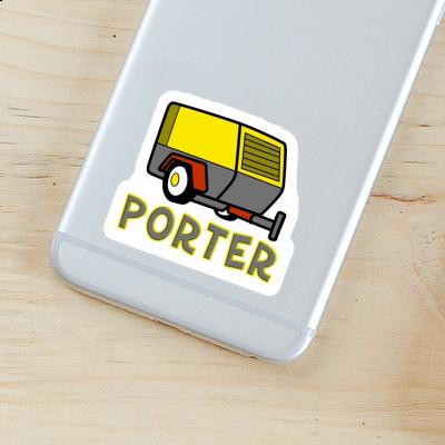 Porter Aufkleber Kompressor Gift package Image