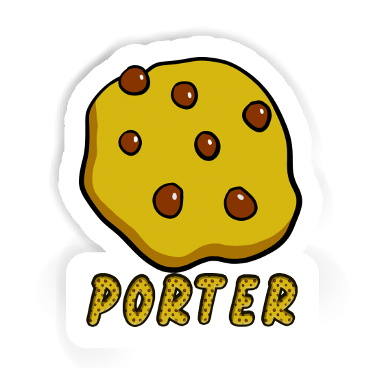 Porter Sticker Cookie Image