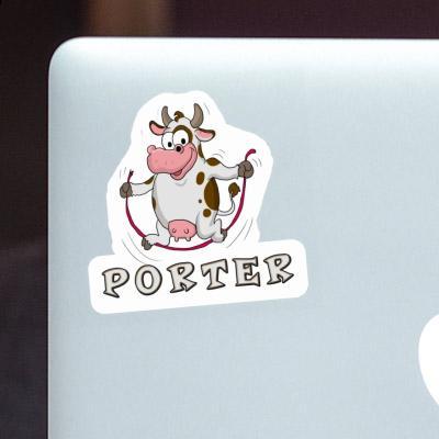 Sticker Porter Cow Gift package Image