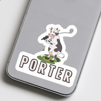 Sticker Golfkuh Porter Laptop Image