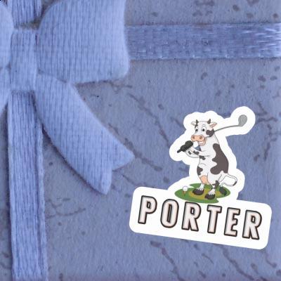Porter Autocollant Vache Gift package Image