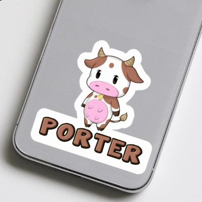 Sticker Cow Porter Notebook Image