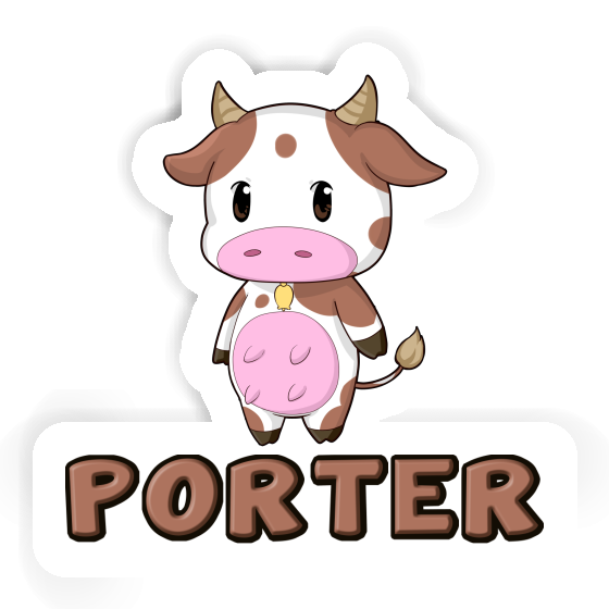 Sticker Cow Porter Gift package Image