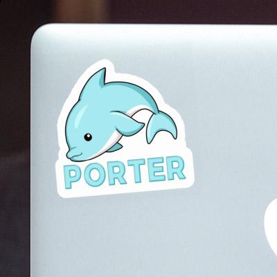 Sticker Dolphin Porter Image