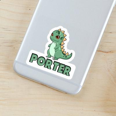 Dino Sticker Porter Notebook Image