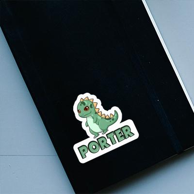 Autocollant Dino Porter Notebook Image
