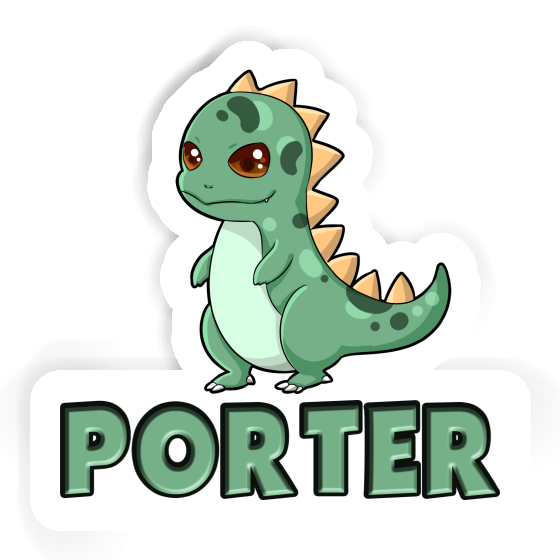 Sticker T-Rex Porter Laptop Image