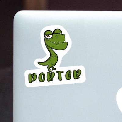 Sticker Porter Dinosaur Notebook Image