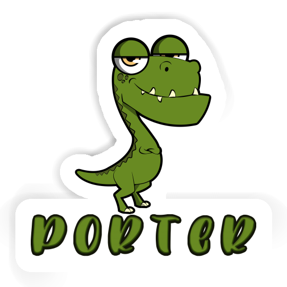 Sticker Porter Dinosaur Gift package Image