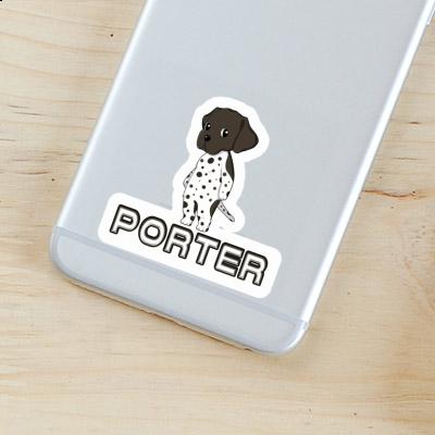 Sticker Porter Jagdhund Gift package Image