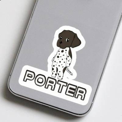 Sticker Porter Jagdhund Notebook Image