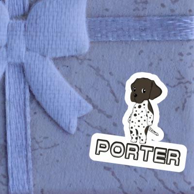 Sticker Porter Jagdhund Gift package Image