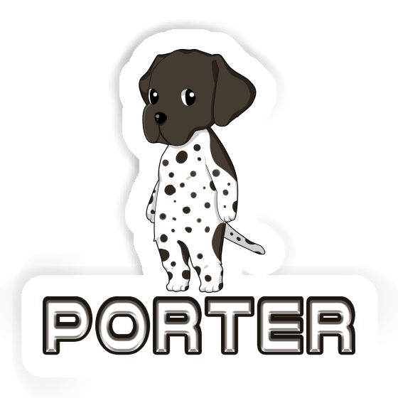 Sticker Porter Jagdhund Laptop Image