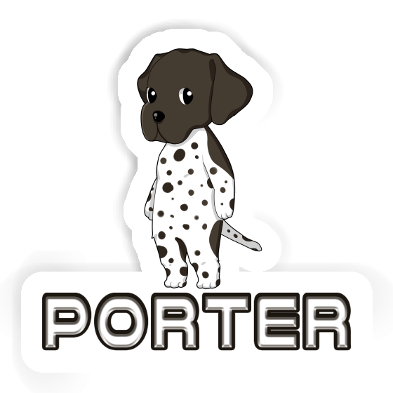 Sticker Porter Jagdhund Gift package Image