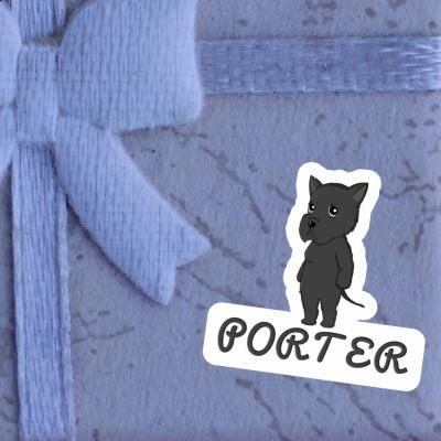 Sticker Porter Giant Schnauzer Laptop Image