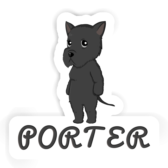 Sticker Porter Giant Schnauzer Gift package Image