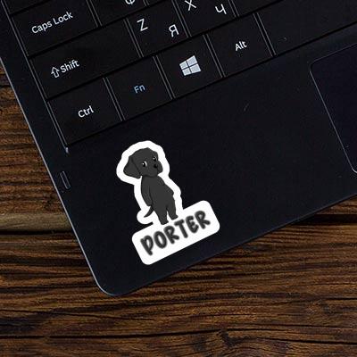 Porter Sticker Labrador Laptop Image
