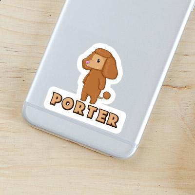 Poodle Sticker Porter Image