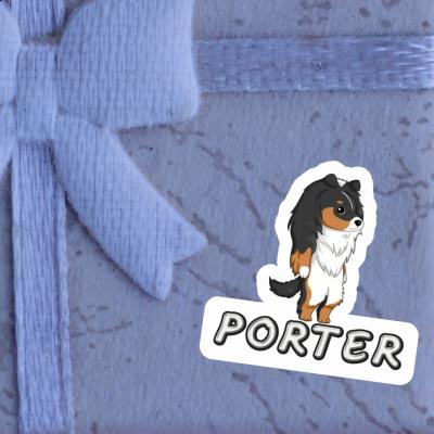 Sheltie Autocollant Porter Gift package Image