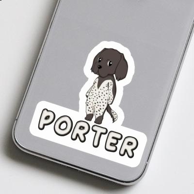 Sticker Porter Small Munsterlander Laptop Image