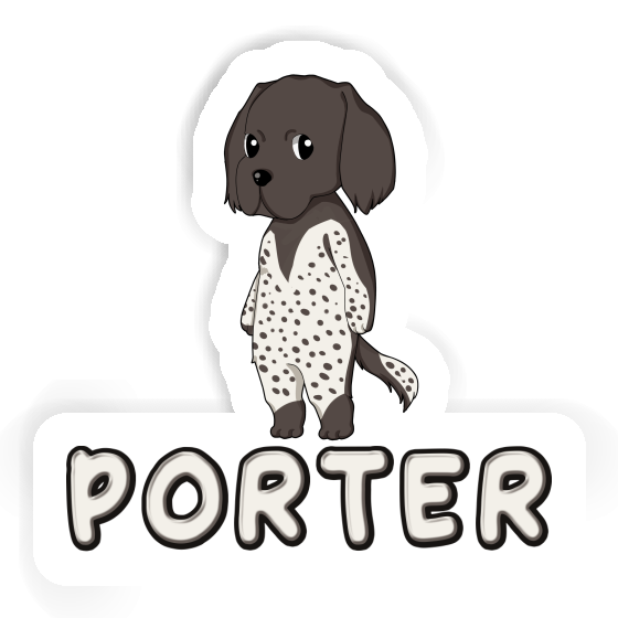 Sticker Porter Small Munsterlander Gift package Image
