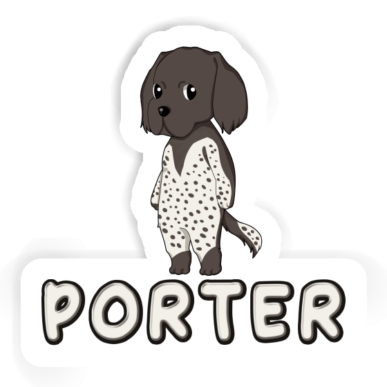 Porter Sticker Small Munsterlander Image