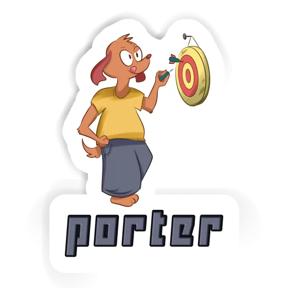 Sticker Porter Darts Player Image