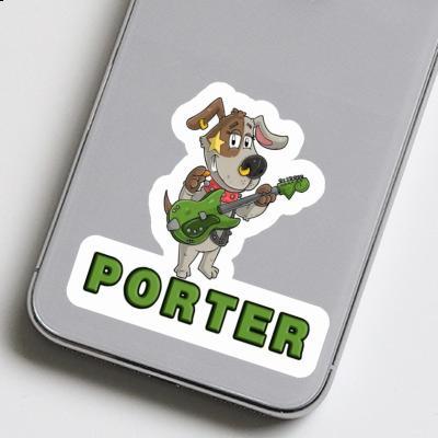 Sticker Porter Guitarist Gift package Image