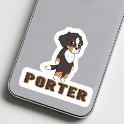 Aufkleber Porter Berner Sennenhund Gift package Image