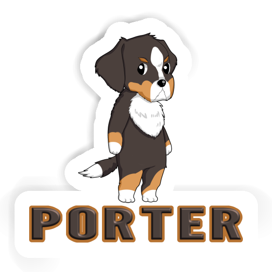 Sticker Porter Dog Notebook Image