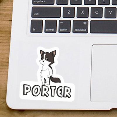 Porter Aufkleber Border Collie Laptop Image