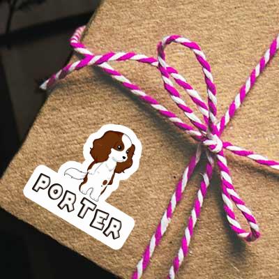 Sticker Cavalier King Charles Spaniel Porter Gift package Image