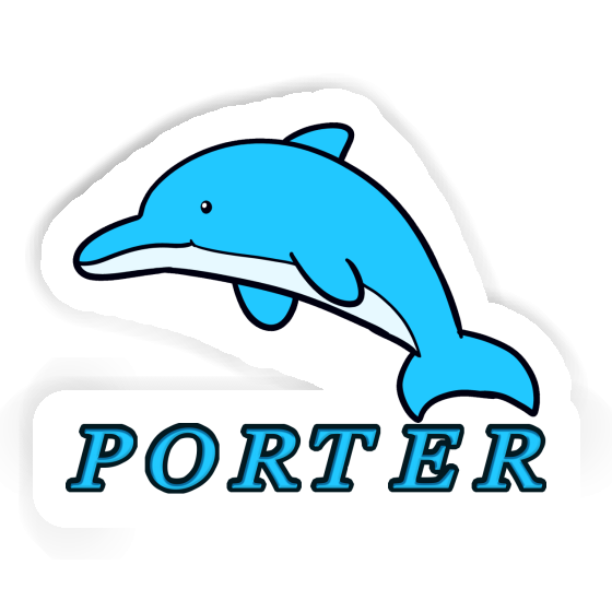 Porter Sticker Dolphin Notebook Image
