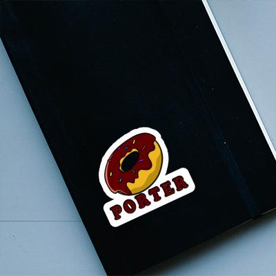 Sticker Donut Porter Laptop Image