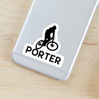 Sticker Downhiller Porter Laptop Image