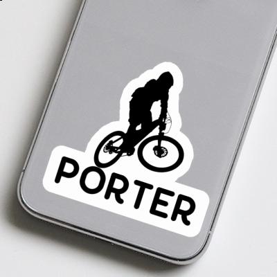 Sticker Downhiller Porter Laptop Image
