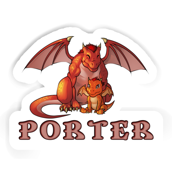 Porter Autocollant Dragon Notebook Image