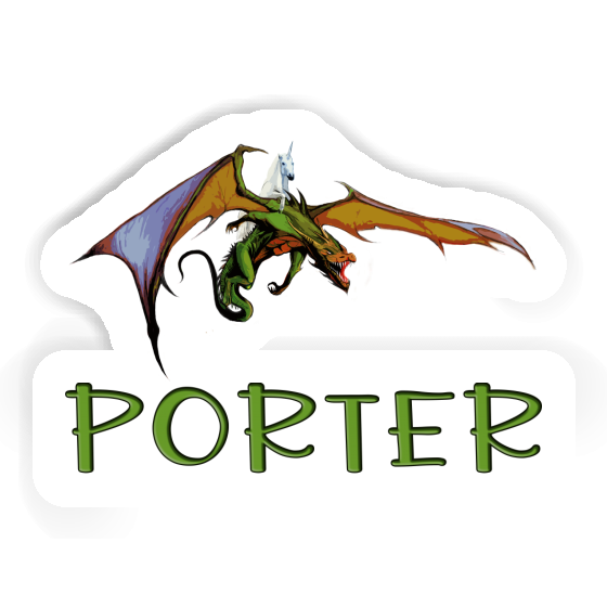 Autocollant Porter Dragon Image