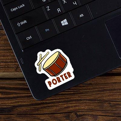 Sticker Drumm Porter Laptop Image