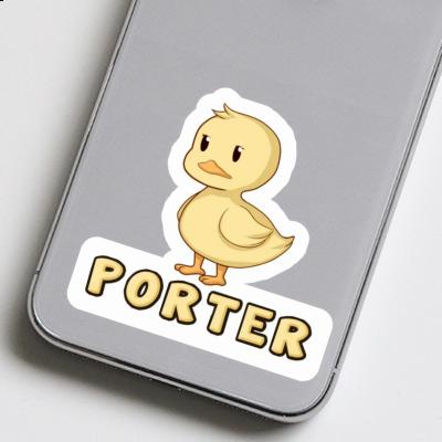 Sticker Porter Ente Notebook Image