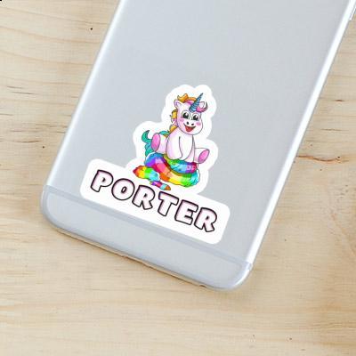 Porter Sticker Baby Unicorn Gift package Image