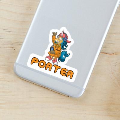 Autocollant Porter Licorne hip-hop Gift package Image