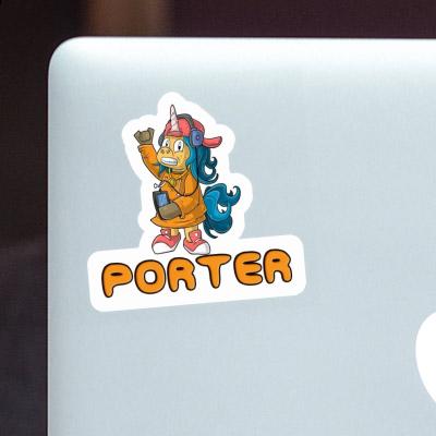 Porter Aufkleber Hip-Hop Einhorn Laptop Image